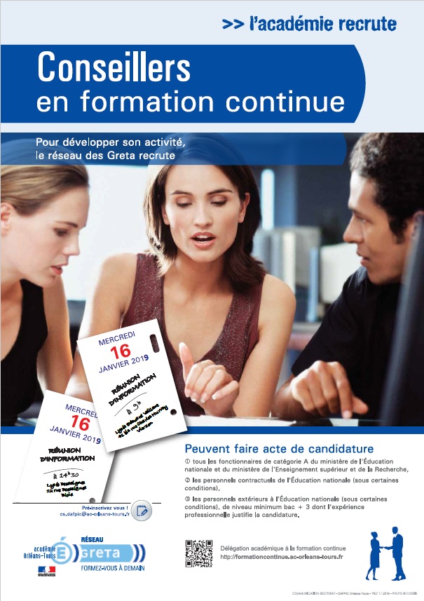 Campagne De Recrutement Des Conseillers En Formation Continue Le Dossier Est En Ligne